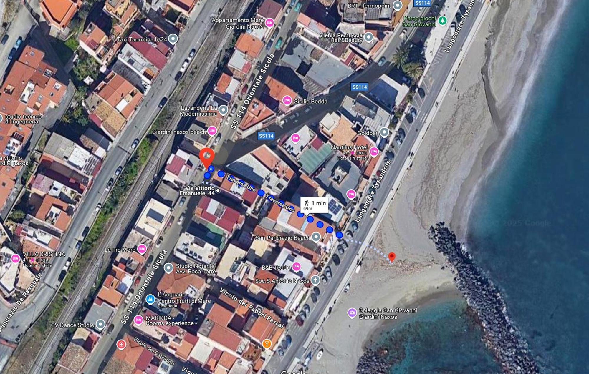 I Barcaioli Bed & Breakfast Giardini Naxos Bagian luar foto